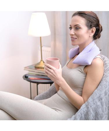 Zhu-Zhu Lavender Body Wrap - Microwavable Wheat Bag - Microwave Heat Pad Soothing Hot Pack - Lilac Fleece - Buy Online on GoSupps.com