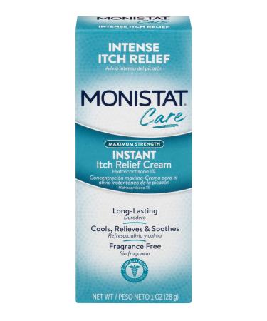 Monistat Care Instant Itch Relief Cream | Max Strength | Cools & Soothes | 1 OZ