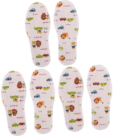 9 Pairs Kids Insoles - Cushioned Shoe Inserts for Comfort | Replacement Insoles for Sneakers & Shoes - 15.20x5.80x0.40cm - Buy Online on GoSupps.com