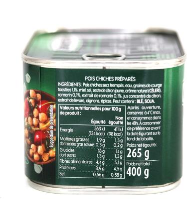  Cassegrain Cassegrain Box of peas pumpkin seeds chickpeas and a touch of rosemary 400 g ATG/265 g. - Buy Online on GoSupps.com