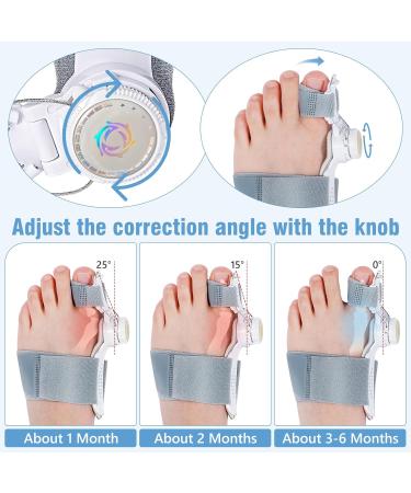Bunion Corrector for Men & Women - Adjustable Big Toe Straightener for Bunion Relief | International Shipping - Buy Online on GoSupps.com