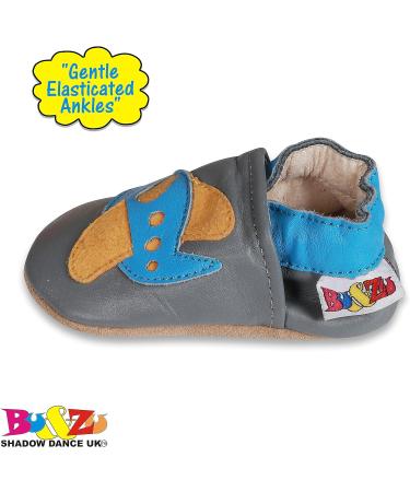 SHADOW DANCE UK Baby Boy & Girl Soft Sole Leather Winter Booties 22 Aeroplane 18-24 Months - Buy Online on GoSupps.com