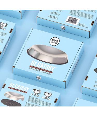 Dr. Catsby's Whisker Relief Food Bowl - Reduce Cat's Discomfort & Mess - Buy Online on GoSupps.com
