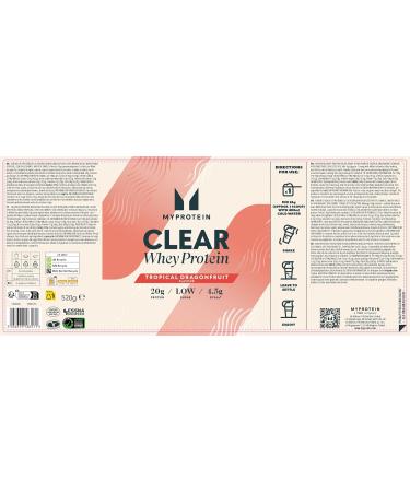 MyProtein Clear Whey isolate Orange Mango 500g - Buy Online on GoSupps.com