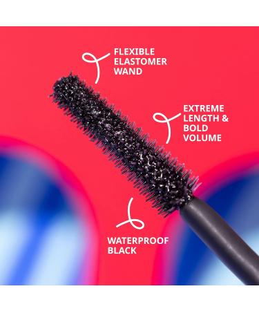 essence lash WITHOUT LIMITS WATERPROOF EXTREME LENGTHENING & VOLUME MASCARA 03 Black Waterproof waterproof longueur volume courbe noir 10ml - Buy Online on GoSupps.com