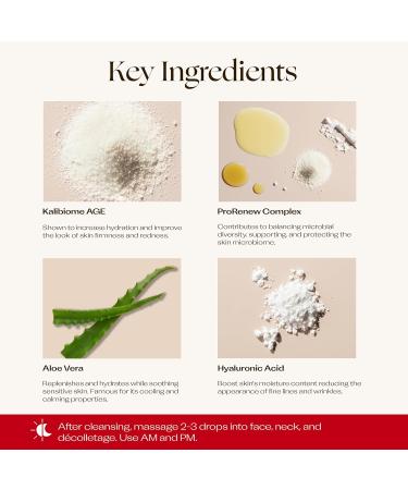 Trilogy Microbiome Complexion Renew Serum - Postbiotic Technology for Radiant Skin | 1.0 fl oz - International Shipping Available - Buy Online on GoSupps.com