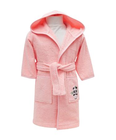 sei Design YOUR ORGANIC BATHROBE Terry cloth baby bathrobe | 100% ORGANIC cotton | 6+ to 3-4 years | Children's bathrobe 74-80 rose
