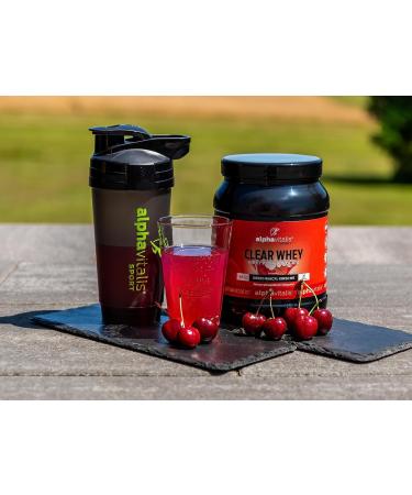 Clear Whey Isolate Powder Cherry - 600g | Fruity Taste Protein Supplement for Intra & Post Workout | High Protein Content Whey Isolate - Buy Online on GoSupps.com