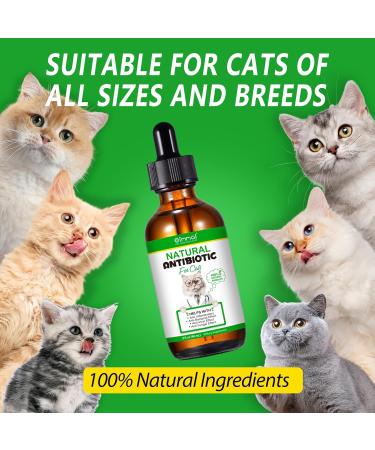 Natural Antibiotics for Cats Cat Antibiotics Pet Antibiotics Supports Cat Allergy Relief Cat Itch Relief Cat Allergy Support Kennel Cough Cat UTI Cat Multivitamin - Buy Online on GoSupps.com