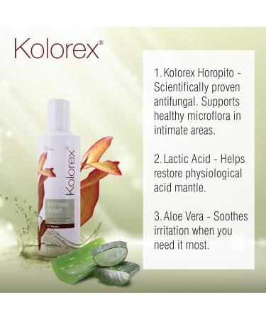 Kolorex Vaginal Care Wash - Natural pH-Balancing Solution for Intimate Hygiene | International Shipping Available - Buy Online on GoSupps.com