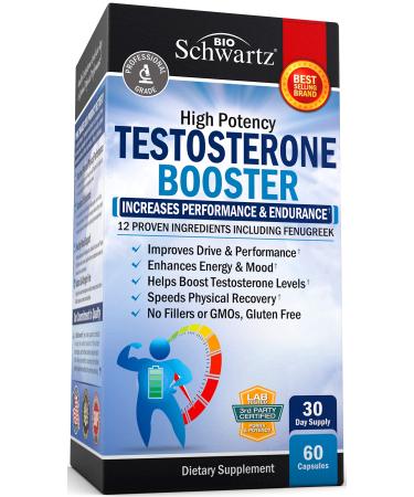 BioSchwartz High Potency Testosterone Booster 60 Capsules