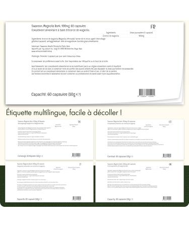 Swanson Full Spectrum Magnolia Bark 400mg 60 Capsules High Dosed Lab Tested Soy Free Gluten Free Non-GMO - Buy Online on GoSupps.com