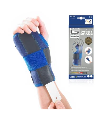 Neo G Stabilized Carpal Tunnel Wrist Brace - Tendonitis Wrist Brace - For Arthritis  Tendonitis  Joint Pain  Sprains - Adjustable Compression - Left Hand - Class 1 Medical Device