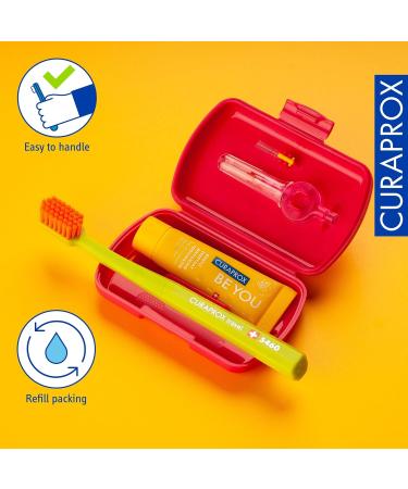 Curaprox Travel Set: CS 5460 Toothbrush 'Be You' Toothpaste & Interdental Brushes - Compact Oral Care for On-the-Go - Buy Online on GoSupps.com