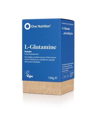 One Nutrition L-Glutamine - Highly Purified Amino Acid - No Fillers - No Binders - SportsNutrition Supplement - 150g Powder