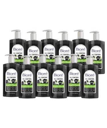 Bior Deep Pore Charcoal Cleanser with Deep Pore Cleansing for Dirt and Makeup Removal From Oily Skin 6.77 Ounce (Pack of 12) Unscented 6.77 Fl Oz (Pack of 12)