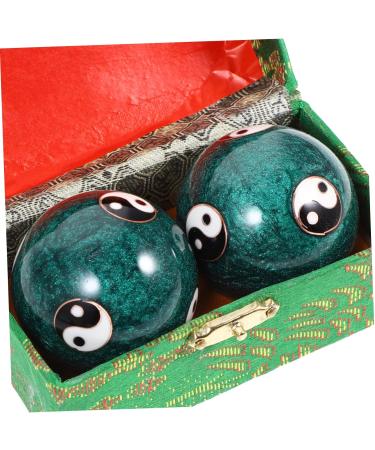 Ultechnovo 4-Piece Metal Massage Handball Roller Set - Stress Relief Balls for Adults | Premium Chinese Massage Balls - Buy Online on GoSupps.com