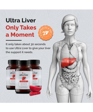 UpWellness Ultra Liver Supplement for Liver Support and Gallbladder Support - Powered by TMG, NAC Milk Thistle, and More - Liver Cleanse Detox & Repair - 60 Capsules - 3 Pack 60 Count (Pack of 3) - Buy Online on GoSupps.com