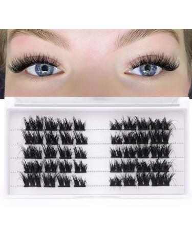ALICE C2 Cluster Lashes: Wispy 3D Flat DIY Faux Mink Lash Clusters - Individual False Eyelashes Pack - Buy Online on GoSupps.com
