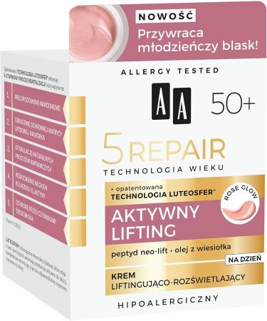 AA Alter Technology 5Repair 50+ Active Lifting Day Cream Lifting Whitening 50 ml - Buy Online on GoSupps.com