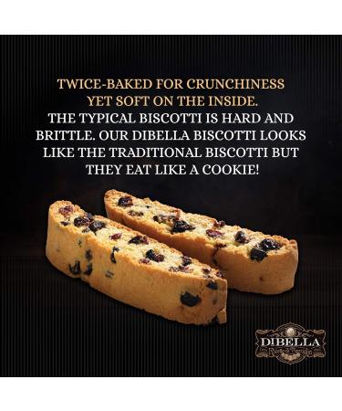 Buy DiBella Artisan Blueberry Lemon Biscotti Cookies | Authentic Italian Treats | International Shipping Available - Buy Online on GoSupps.com