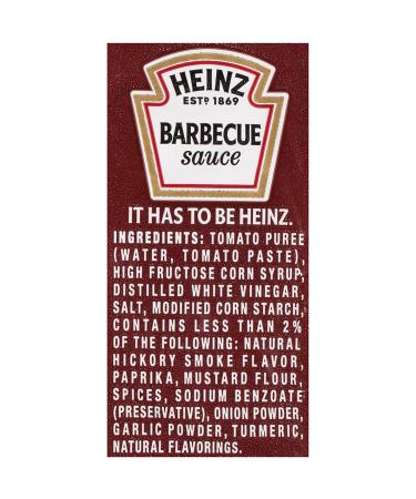 Heinz Barbecue Sauce Single Serve Packets 12 gm - 200ct Case, 0.4oz Each - Buy Online on GoSupps.com