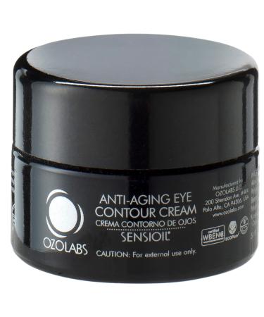 OZOLABS   | ANTI-AGING EYE CONTOUR CREAM | With the benefits of certified organic ozonated oils | ISO 9001 | 0.5 fl. oz.