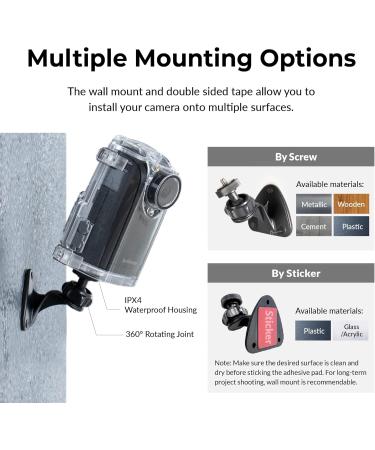 Brinno Time Lapse Camera BCC300 M Outdoor Construction Jobsite Plant Weather Timelapse Camera LCD Screen Extended Battery Life IPX4 Water-Resistant Wall Mount - Buy Online on GoSupps.com