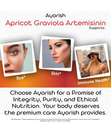 Buy Apricot 15:1 Graviola 10:1 Artemisinin 10:1 Extract Capsules - 1000 mg (120 Count) | Premium Quality International Shipping - Buy Online on GoSupps.com