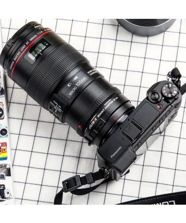 VILTROX EF-M1 Auto Focus Lens Mount Adapter for Canon EF/EF-S Lens to M4/3 Olympus Panasonic GH4 GH5 E-M5 E-M10II - Buy Online on GoSupps.com