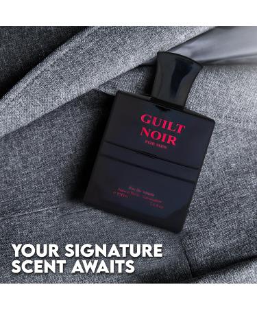 Guilt Noir Men Cologne Fresh Scent Eau De Toilette Spray Fragrance For Men Long-Lasting Cologne Choice For Daily Wear Elegant 100ml Bottle - Buy Online on GoSupps.com