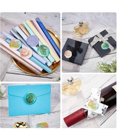 Craspire Butterfly Wax Seal Stamp 25mm - Retro Wood Handle for Envelopes & Invitations - Wedding Decor & Bottle Embellishment - Buy Online on GoSupps.com
