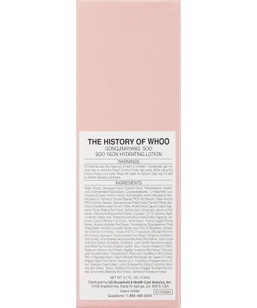 Buy The History of Whoo Gongjinhyang Soo Vital Hydrating Emulsion - Ultra Soft & Moisturizing for Silky Skin | 110ml | International Shipping - Buy Online on GoSupps.com