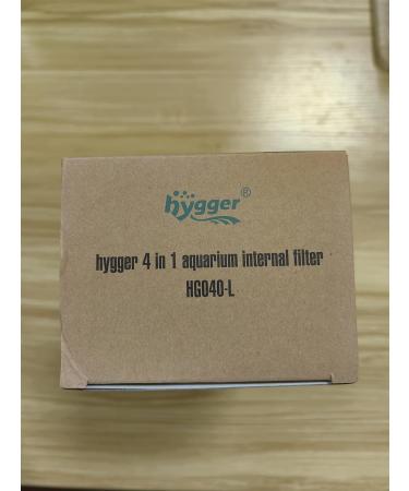 Hygger 600L/H Aquarium Filter - 10W Turtle Filter with Adjustable Flow & Ceramic Balls for 60-120L Tanks - Buy Online on GoSupps.com