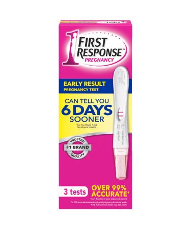 First Response Comfort Sure Design Curved Pregnancy Test 3 Ea ( Pack of 2)
