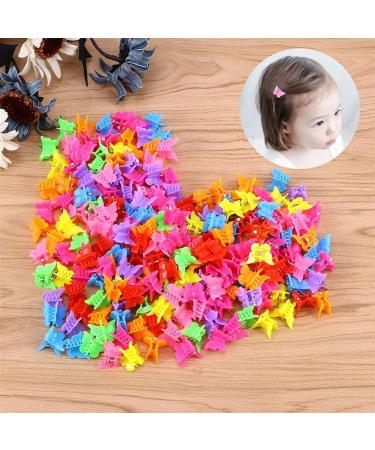 JLTPH Girls 100 Pcs Mini Butterfly Hair Clips Assorted Colors - Cute Bulk Hair Accessories for Women - Buy Online on GoSupps.com