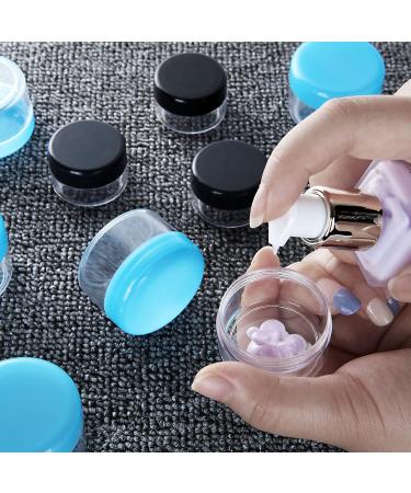 ZIQI 100 Pieces Sample Empty Containers 20g Clear Cosmetic Container Jars with Lids Plastic Pot Makeup Jars for Cosmetics Cream Lip Balm Lip Scrub Ointments-Leak Proof - Buy Online on GoSupps.com