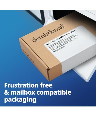 Sensitive Toothbrush Heads Compatible with Philips Sonicare - Soft Replacement Brush Heads for Gums & Teeth - 8 Pack - Gentle Cleaning - Buy Online on GoSupps.com