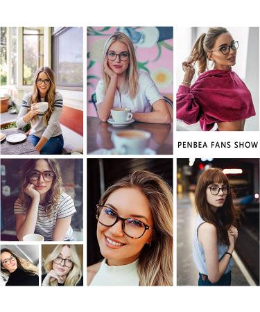 Penbea Women's Blue Light Blocking Glasses - Stylish Anti-Blue Light Eyewear for Computer Gaming and Work - Flower Design - Buy Online on GoSupps.com
