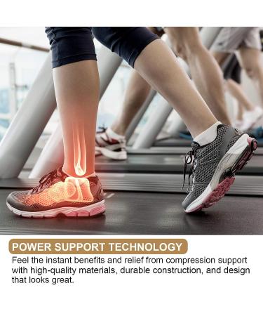 Geyoga Compression Foot Sleeves for Foot and Heel Pain Relief - 7 Pairs, Arch Support, Men & Women (Size L & XL) - Buy Online on GoSupps.com