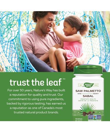 Nature's Way Saw Palmetto Berries For Prostate Health and Urologic Symptoms Relief Men s Health Supplement - Non-GMO Verified - 100 Vegetarian Capsules Natural 100 count (Pack of 1) - Buy Online on GoSupps.com