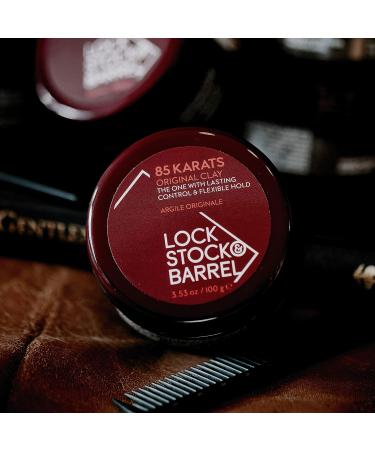 Lock Stock & Barrel 85 Karats Original Clay For Men 100g - Styling Clay for Men's Hair - Buy Online on GoSupps.com