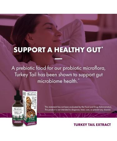 Host Defense Turkey Tail Extract 2 fl oz - Natural Immune & Digestive Support Supplement - Buy Online on GoSupps.com