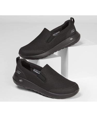 Skechers Men's Go Max Clinched Athletic Slip-On Walking Shoe 10.5 Black - Buy Online on GoSupps.com