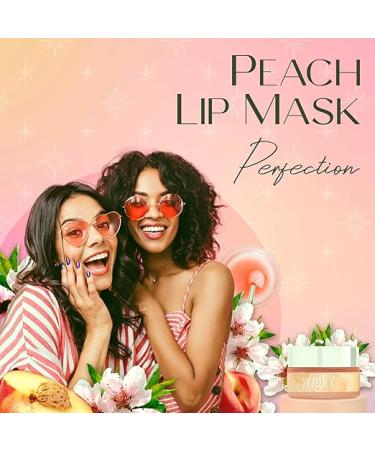 YUGLO Moisture Collagen Booster Lip Sleeping Mask - Peach | Hydrating Treatment for Dry Chapped Lips - Buy Online on GoSupps.com