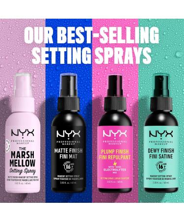 NYX PROFESSIONAL MAKEUP Marshmellow Setting Spray - 16HR Matte Setting Spray for Long-Lasting Makeup Wear | International Shipping Available - Buy Online on GoSupps.com