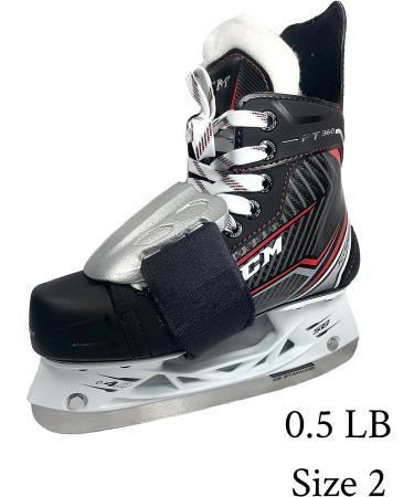 PowerSk8r Skate Weight Set - 1lb and 1/2lb Pairs, Silver Finish - Buy Online on GoSupps.com