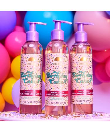 Tree Hut Bare Birthday Cake Shave Oil - 7.7 fl oz | Hydrating & Moisturizing - Buy Online on GoSupps.com