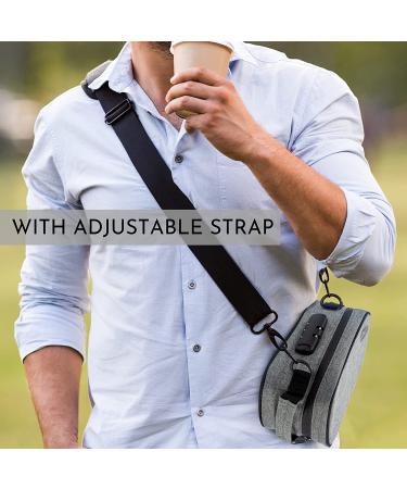Smell Proof Odorless Bag with Combination Lock - Stash Box & Medicine Container - Buy Online on GoSupps.com
