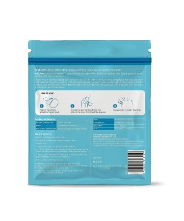 Sirona Disposable Underarm Sweat Pads - 24 Pads | Antiperspirant Absorbent Odour Blocker | Fights Hyperhidrosis | Armpit Dress Shields | 24 Count - Buy Online on GoSupps.com